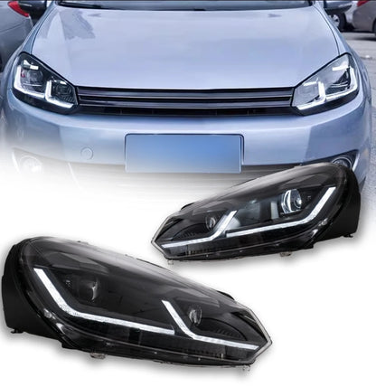 VW Golf MKS LED Projector Headlights