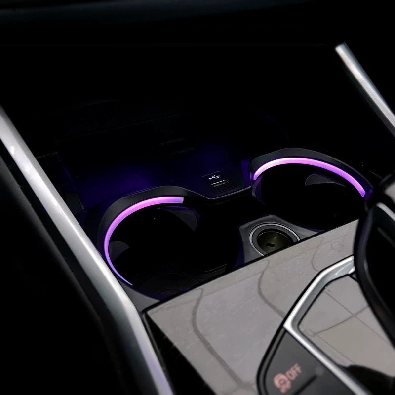 BMW 2, 3 & 4 Series G20, G21, G42, G82, G83 G87 Cup Holder Lights - Interior Parts - #from Airtec, Pumaspeed & Laird Performance# - CCS - Essex