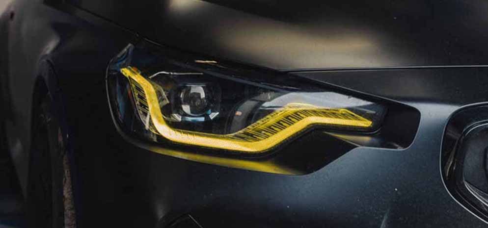 BMW 2 Series Yellow Daytime Running Lights DRL G42 G87 inc M2 Colour - Daytime Running Lights - #from Airtec, Pumaspeed & Laird Performance# - CCS - Essex