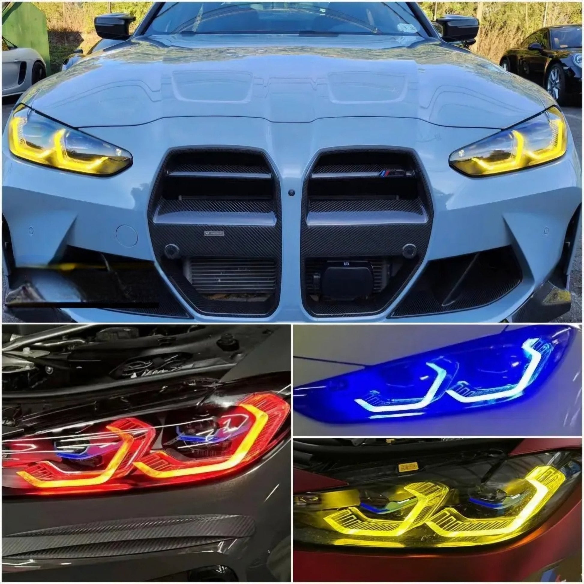 BMW CSL Style Yellow Daytime Running Lights G20, G21, G22, G23, G26 G30, G80, G82 G83 G87 - Daytime Running Lights - #from Airtec, Pumaspeed & Laird Performance# - CCS - Essex