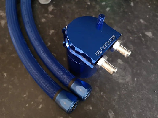 Blue Dip Stick Oil Catch Tank Kit - CCS-Essex - -from Airtec, Pumaspeed & Laird Performance