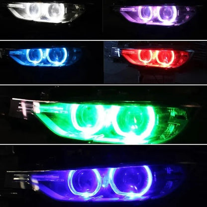 BMW CSL Style F30, F31 3 Series 320i, 325i & 328, RGBW Smartphone Remote DRL HID Adaptative - #from Airtec, Pumaspeed & Laird Performance#- CCS-Essex