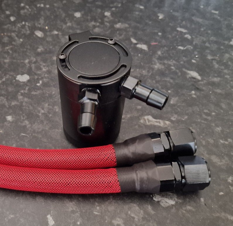 BMW Mini Dual AN Fittings CCV & PCV Oil Catch Tank Kit Set - #from Airtec, Pumaspeed & Laird Performance#- CCS-Essex