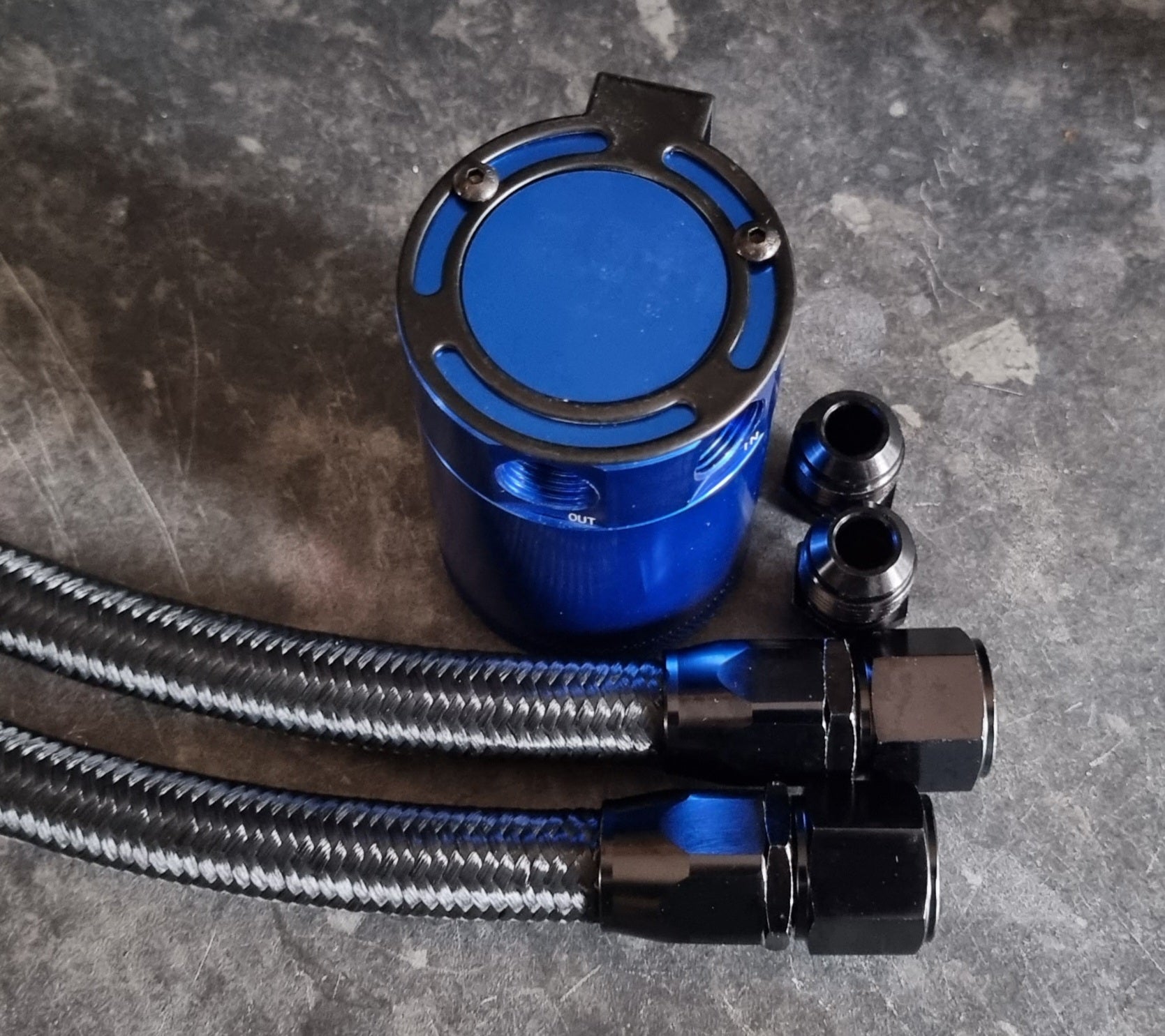 BMW Mini Dual AN Fittings CCV & PCV Oil Catch Tank Kit Set - #from Airtec, Pumaspeed & Laird Performance#- CCS-Essex