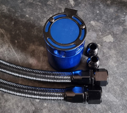 BMW Mini Dual AN Fittings CCV & PCV Oil Catch Tank Kit Set - #from Airtec, Pumaspeed & Laird Performance#- CCS-Essex