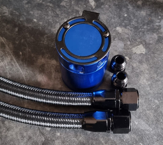 BMW Mini Dual AN Fittings CCV & PCV Oil Catch Tank Kit Set - #from Airtec, Pumaspeed & Laird Performance#- CCS-Essex