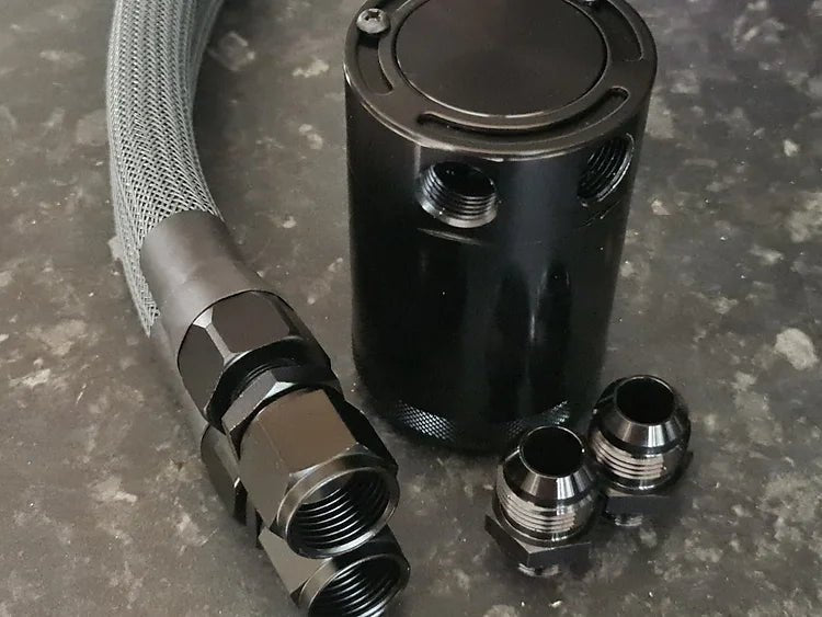 Custom Made AN Fittings 3 Port Oil Catch Tank Kit - #from Airtec, Pumaspeed & Laird Performance#- CCS-Essex