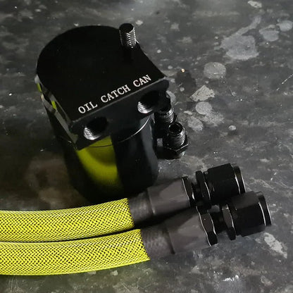 Dual PCV & CCV Dip Stick Tank AN Fittings Oil Catch Tank Kit - #from Airtec, Pumaspeed & Laird Performance#- CCS-Essex