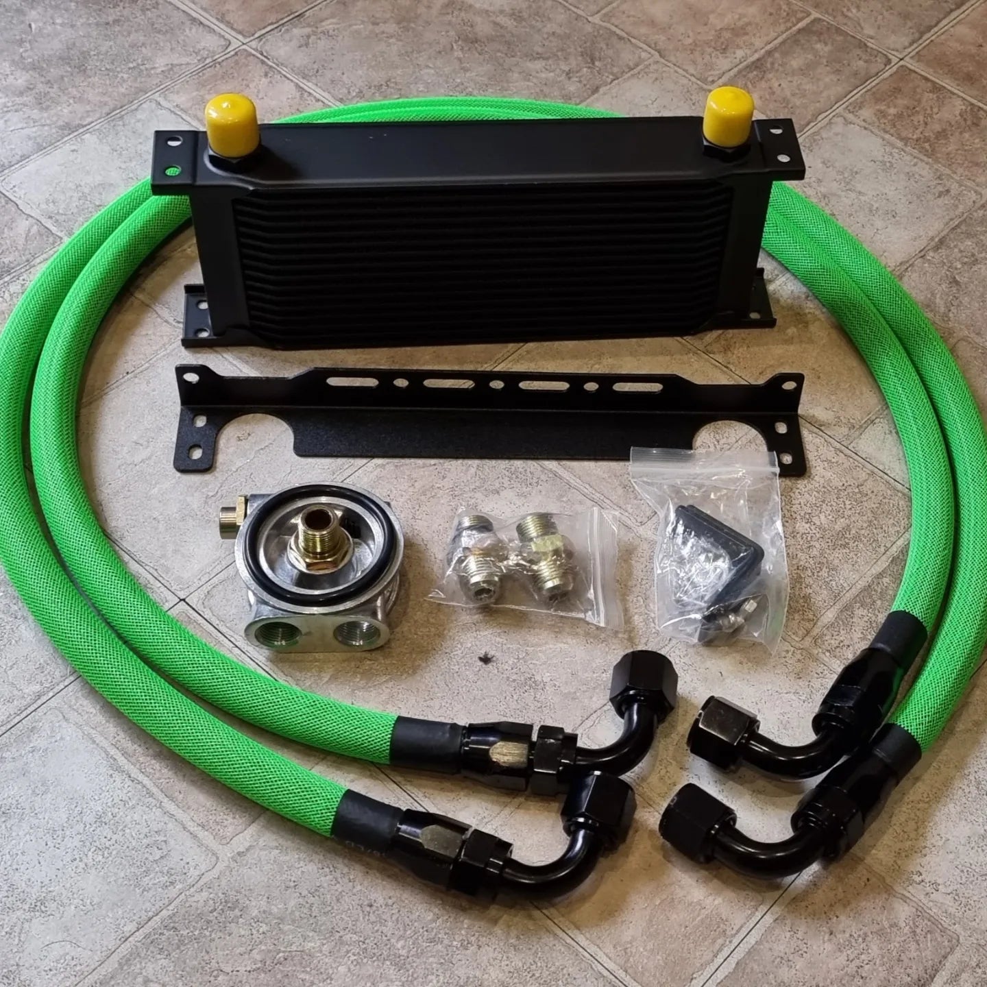 Fiesta MK7/7.5 & Focus RS/ST MK3 Custom Oil Cooler Kit With AN Fittings - #from Airtec, Pumaspeed & Laird Performance#- CCS-Essex