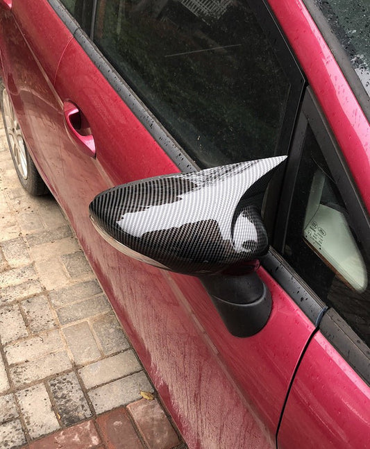 Ford Fiesta MK7 Carbon Effect Mirror Covers - #from Airtec, Pumaspeed & Laird Performance#- CCS-Essex