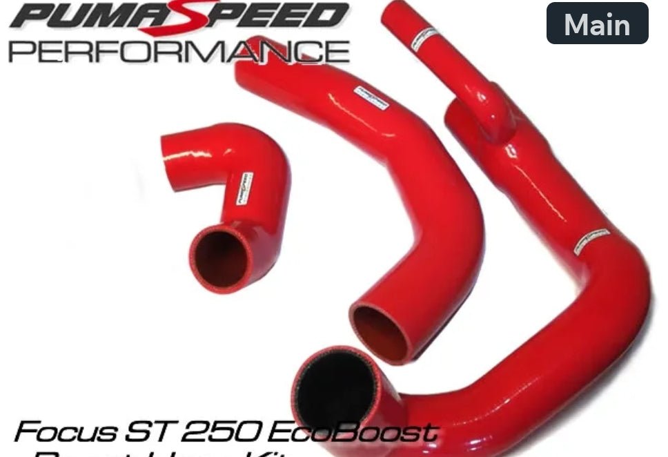 Ford Focus ST250 Smooth Silicon Boost Hose Set - Pumaspeed Pro Silicon hoses - #from Airtec, Pumaspeed & Laird Performance#- CCS-Essex