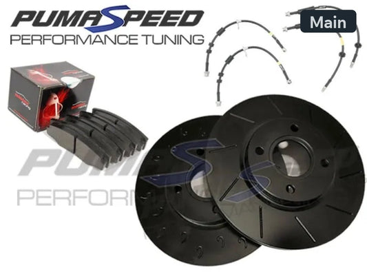 Pumaspeed Fiesta ST180 Front Brake Upgrade Kit - Fiesta ST180 Mk7 - #from Airtec, Pumaspeed & Laird Performance#- CCS-Essex