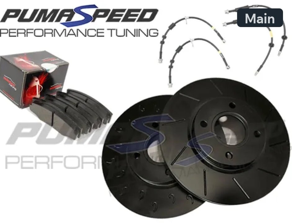 Pumaspeed Fiesta ST180 Rear Brake Upgrade Kit - Fiesta ST180 Mk7 - #from Airtec, Pumaspeed & Laird Performance#- CCS-Essex