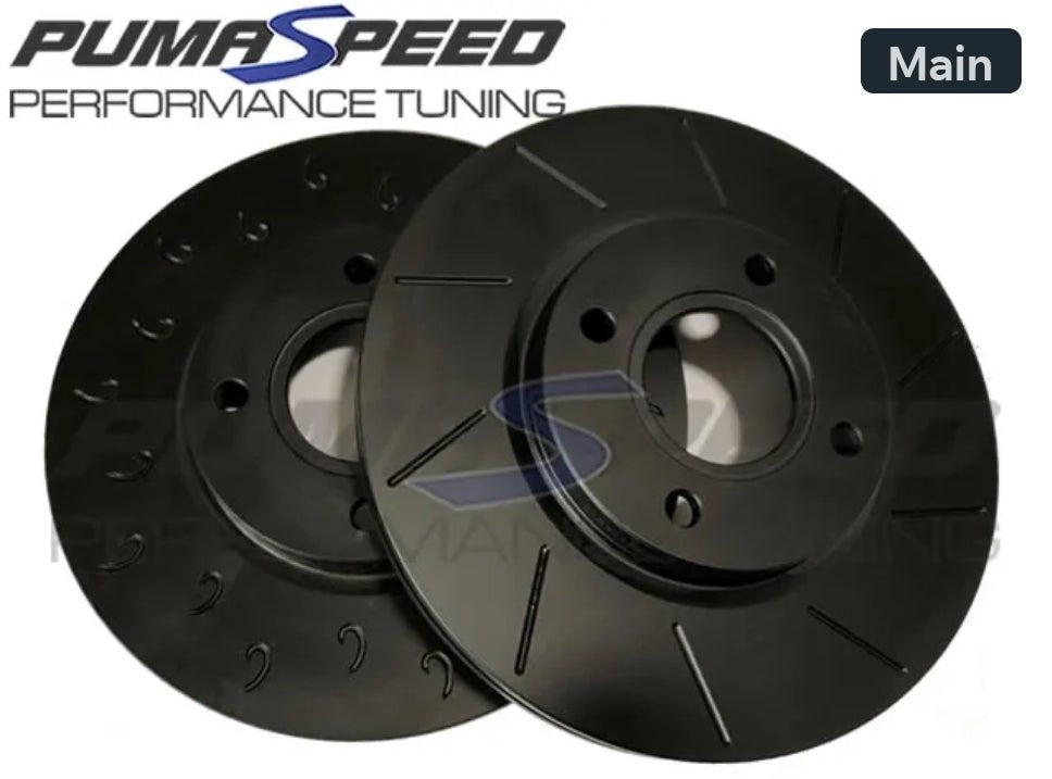 Pumaspeed Racing Fiesta ST180 Performance Front Discs - Fiesta ST180 Mk7 - #from Airtec, Pumaspeed & Laird Performance#- CCS-Essex