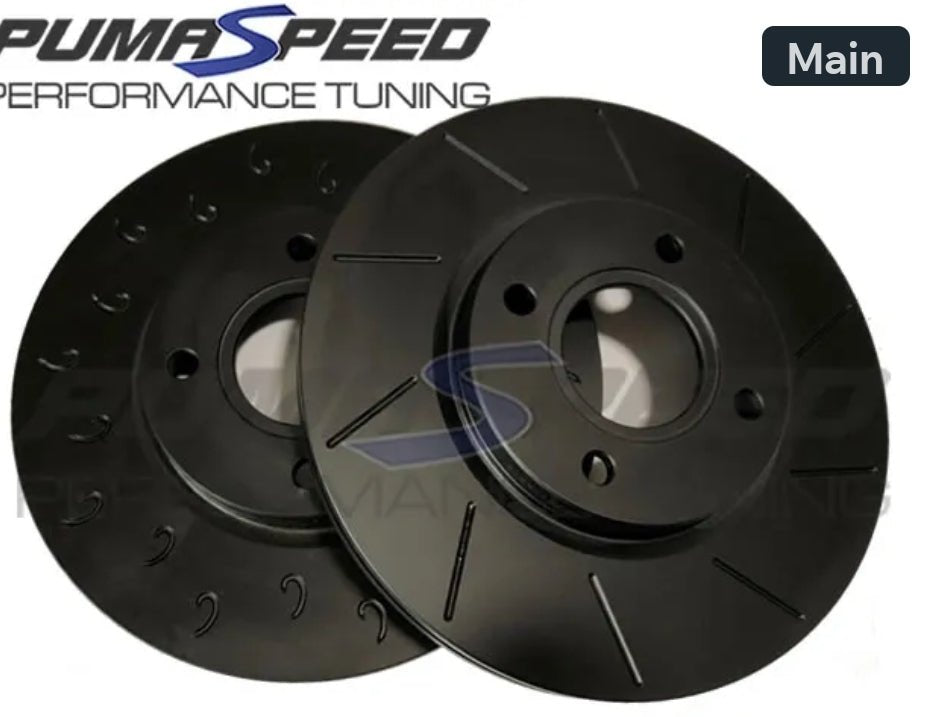 Pumaspeed Racing Focus ST250 Performance Rear Discs - Focus Mk3 ST (250PS) - #from Airtec, Pumaspeed & Laird Performance#- CCS-Essex