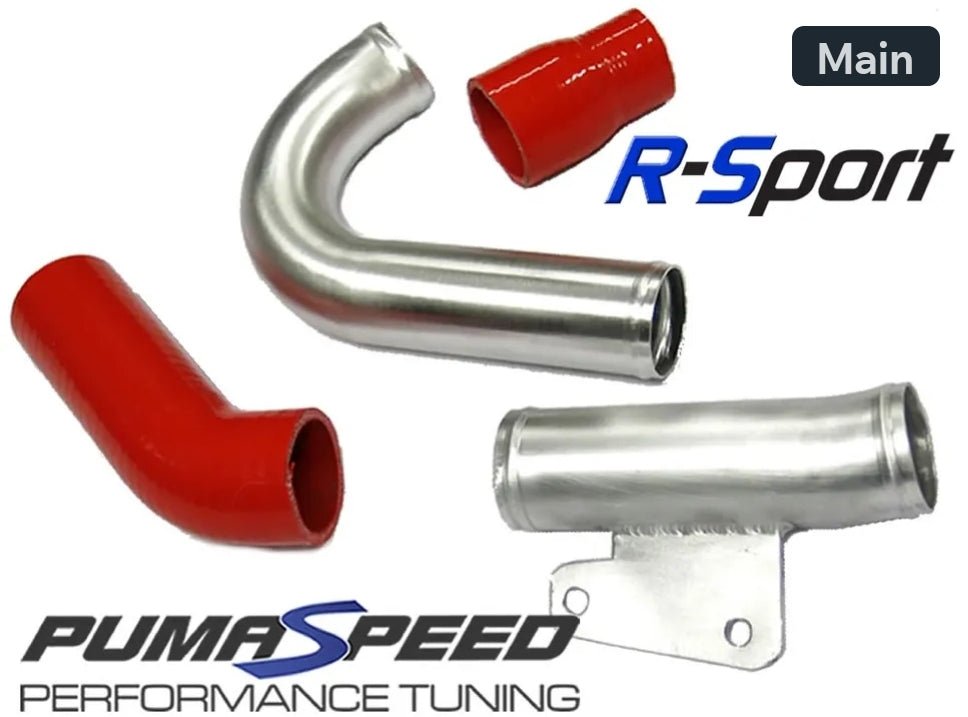 R-Sport Ford Fiesta ST180 Large Bore Hot Side Hard Pipe Kit - Fiesta ST180 Mk7 - #from Airtec, Pumaspeed & Laird Performance#- CCS-Essex