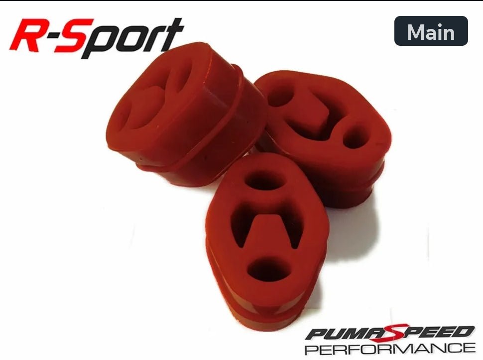 R-Sport Red Uprated Silicone Exhaust Mount Set - R-Sport Exhaust - #from Airtec, Pumaspeed & Laird Performance#- CCS-Essex