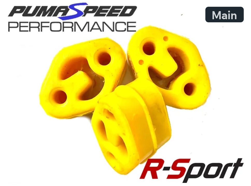 R-Sport Yellow Uprated Silicone Exhaust Mount Set - R-Sport Exhaust - #from Airtec, Pumaspeed & Laird Performance#- CCS-Essex