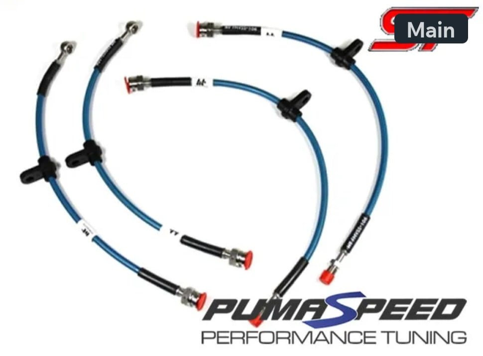 Stainless Steel Fiesta ST180 Braided Hose Kit - Fiesta ST180 Mk7 - #from Airtec, Pumaspeed & Laird Performance#- CCS-Essex