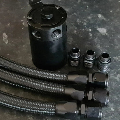 Subaru All Models 3 Port AN Fittings Custom Oil Catch Tank Kit - #from Airtec, Pumaspeed & Laird Performance#- CCS-Essex